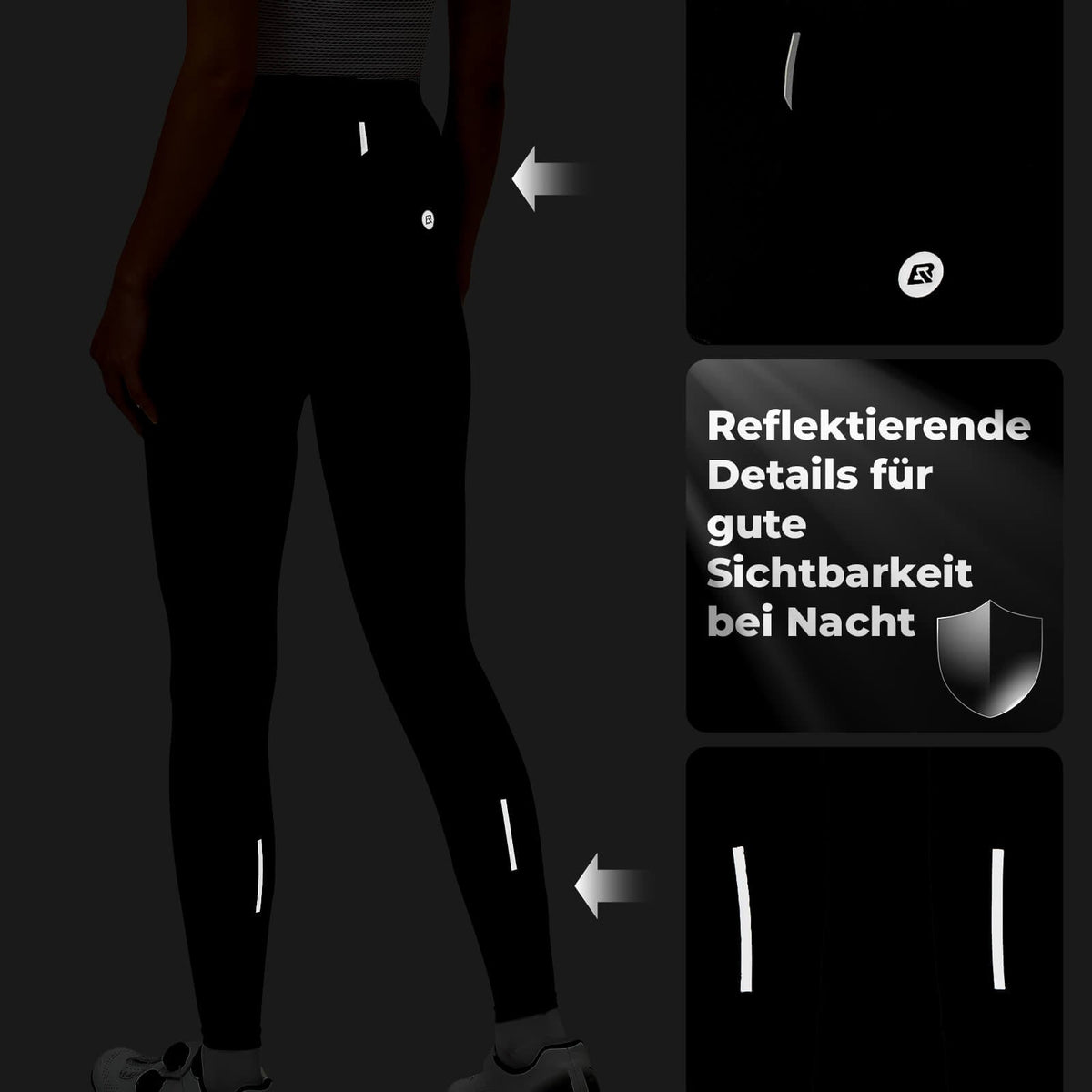 ROCKBROS Fietsbroek Lange Fietsbroek Gevoerd Ademend Dames