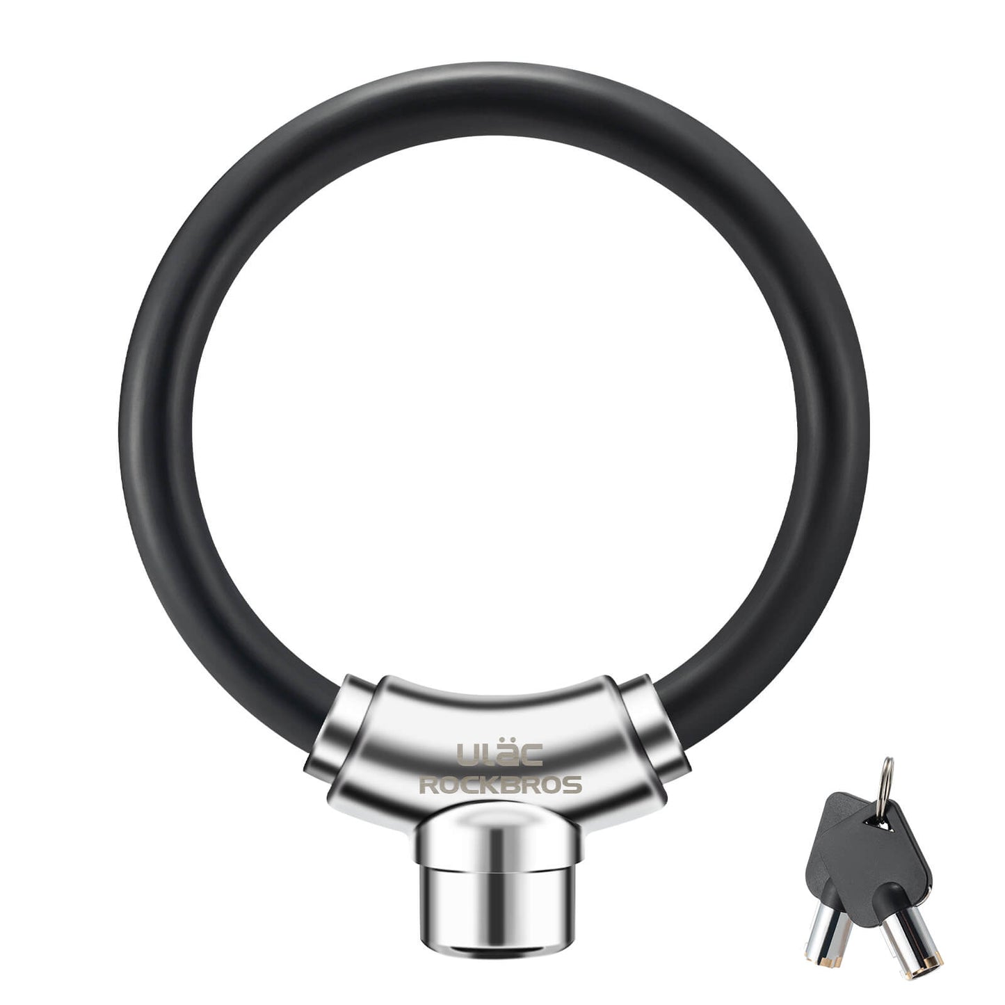 Fietskabelslot met klittenbandsluiting, geen sleutel nodig, ROCKBROS