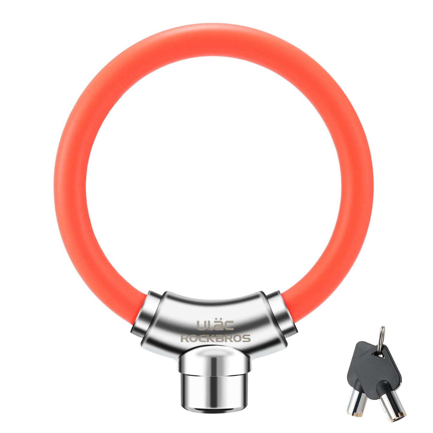 Fietskabelslot met klittenbandsluiting, geen sleutel nodig, ROCKBROS