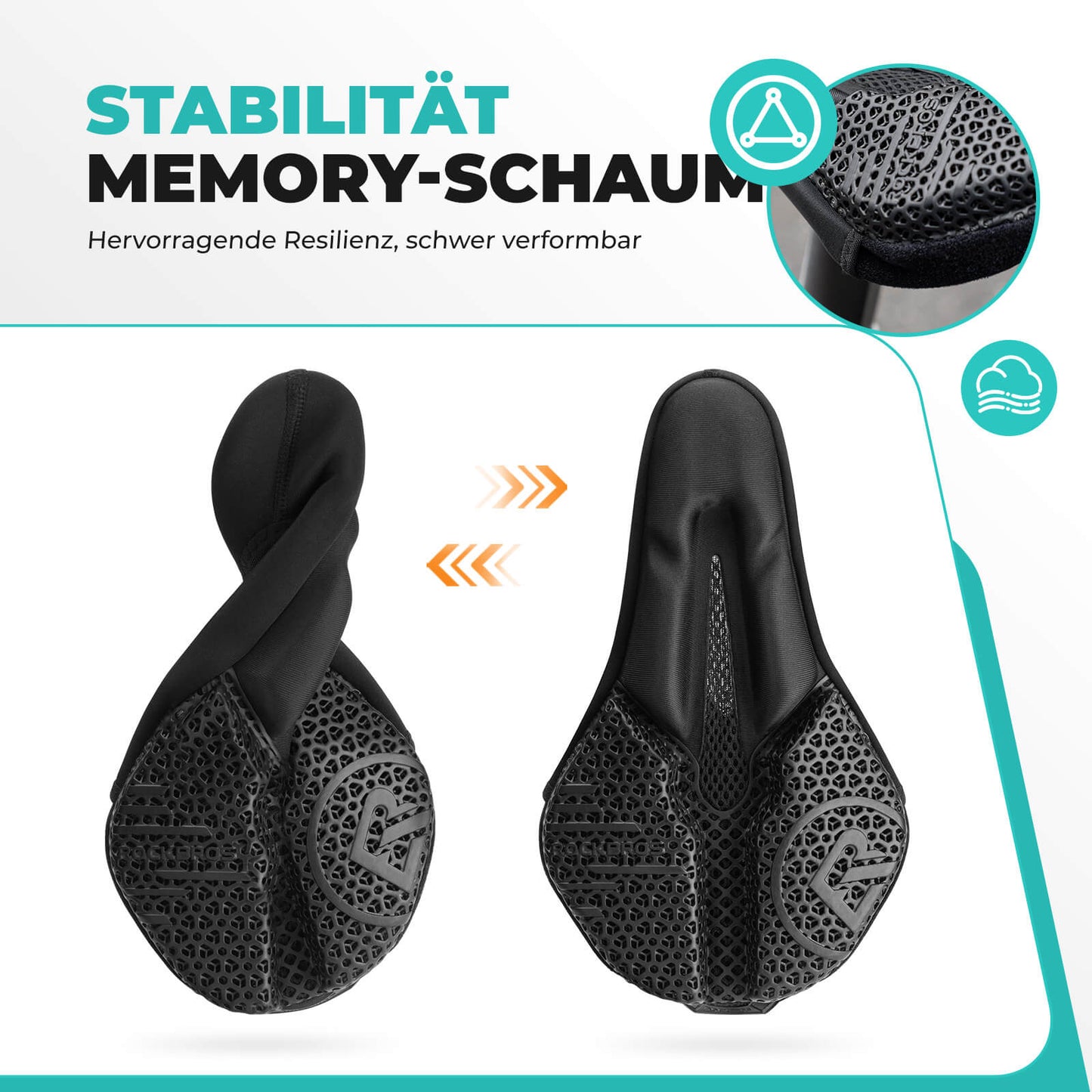 Fietszadelhoes, zadelhoes, 3D schokabsorberende vulling, ROCKBROS