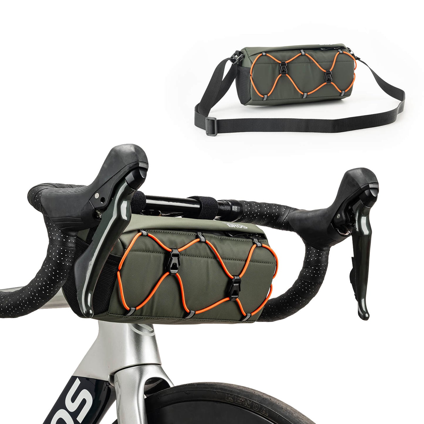 Fietsstuurtas 2,2 liter met schouderriem in 6 kleuren ROCKBROS