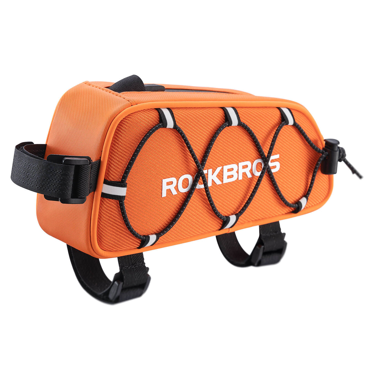 ROCKBROS Buisstas 1 L Volledig Reflecterend Wit/Oranje