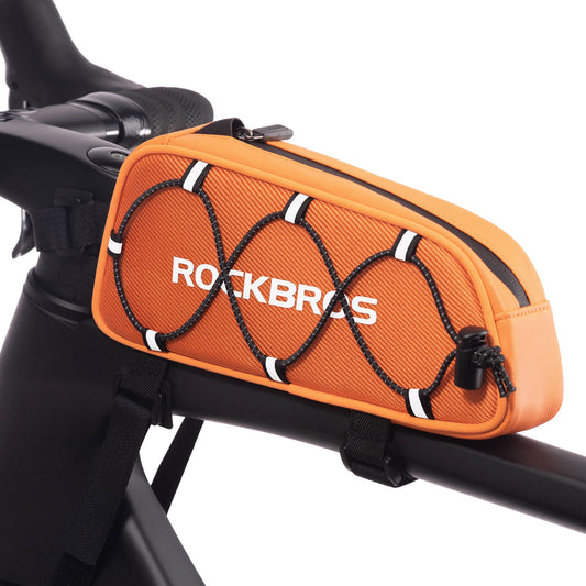 ROCKBROS Buisstas 1 L Volledig Reflecterend Wit/Oranje