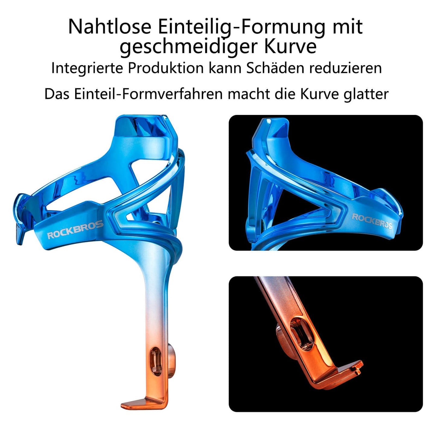 Flessenhouder voor de fiets, lichtgewicht, voor MTB en racefiets, ROCKBROS