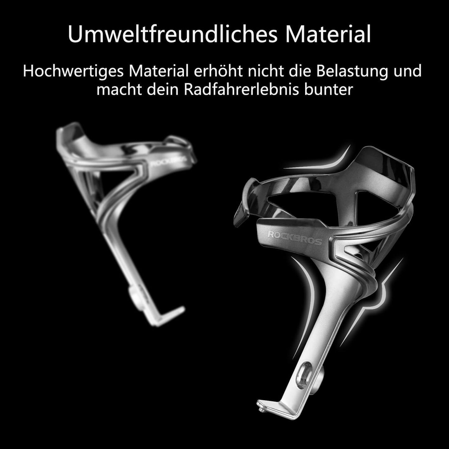 Flessenhouder voor de fiets, lichtgewicht, voor MTB en racefiets, ROCKBROS