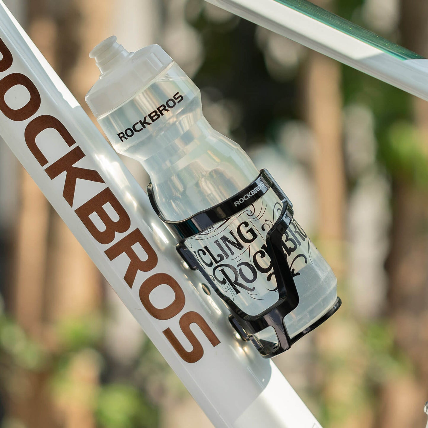 Flessenhouder, fietsaccessoire, lichtgewicht, stevig, ROCKBROS
