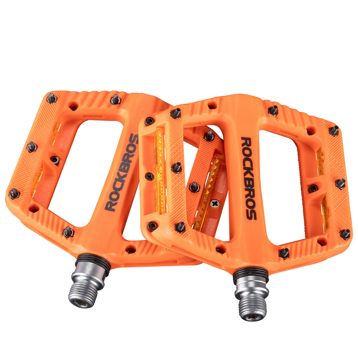 ROCKBROS Platte Fietspedalen Antislip met Reflecterende Strepen