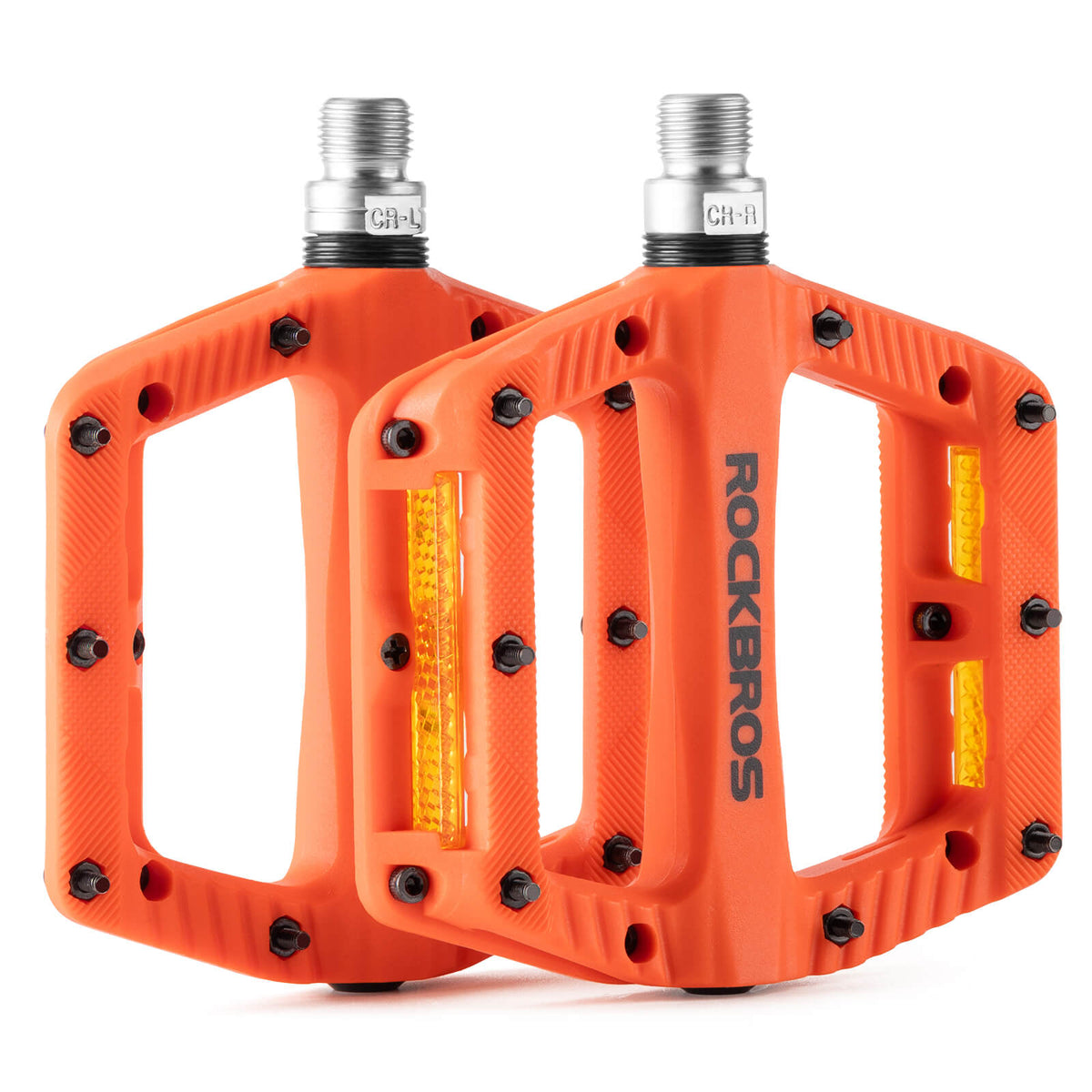 ROCKBROS Platte Fietspedalen Antislip met Reflecterende Strepen