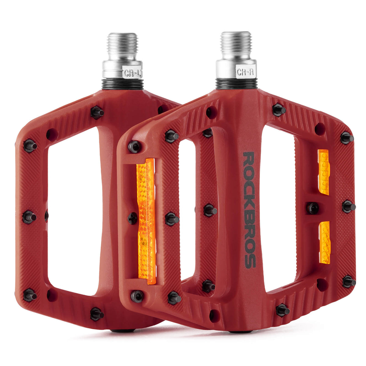 ROCKBROS Platte Fietspedalen Antislip met Reflecterende Strepen