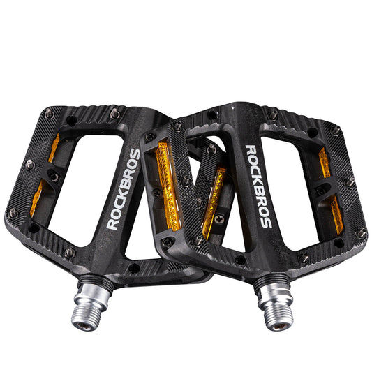 ROCKBROS Platte Fietspedalen Antislip met Reflecterende Strepen