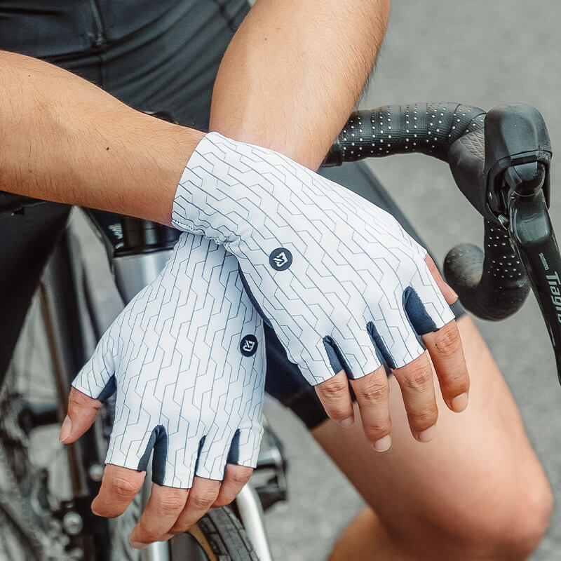ROCKBROS Halfhandschoenen Fiets Handschoenen Ademend Schokdemping Zomer S372
