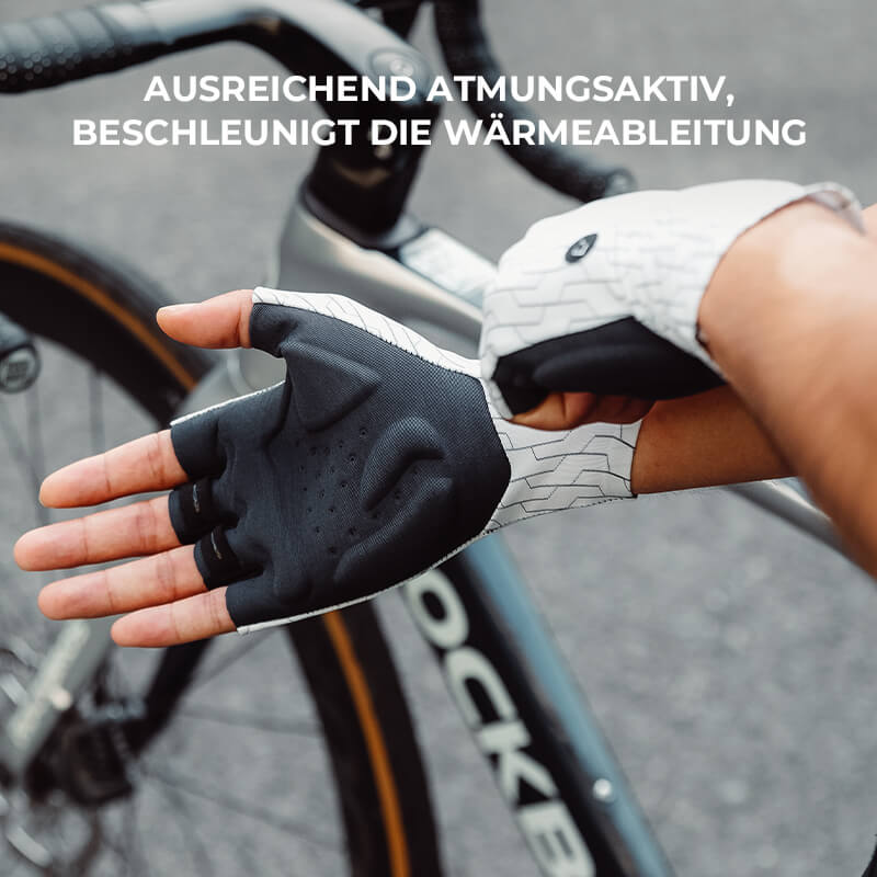 ROCKBROS Halfhandschoenen Fiets Handschoenen Ademend Schokdemping Zomer S372