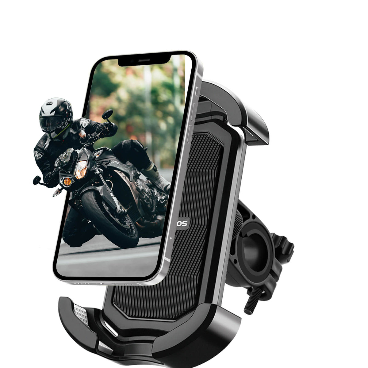 ROCKBROS Telefoonhouder Fiets Telefoonhouder Motor 360° Draaibaar voor 4,7-7,0 inch