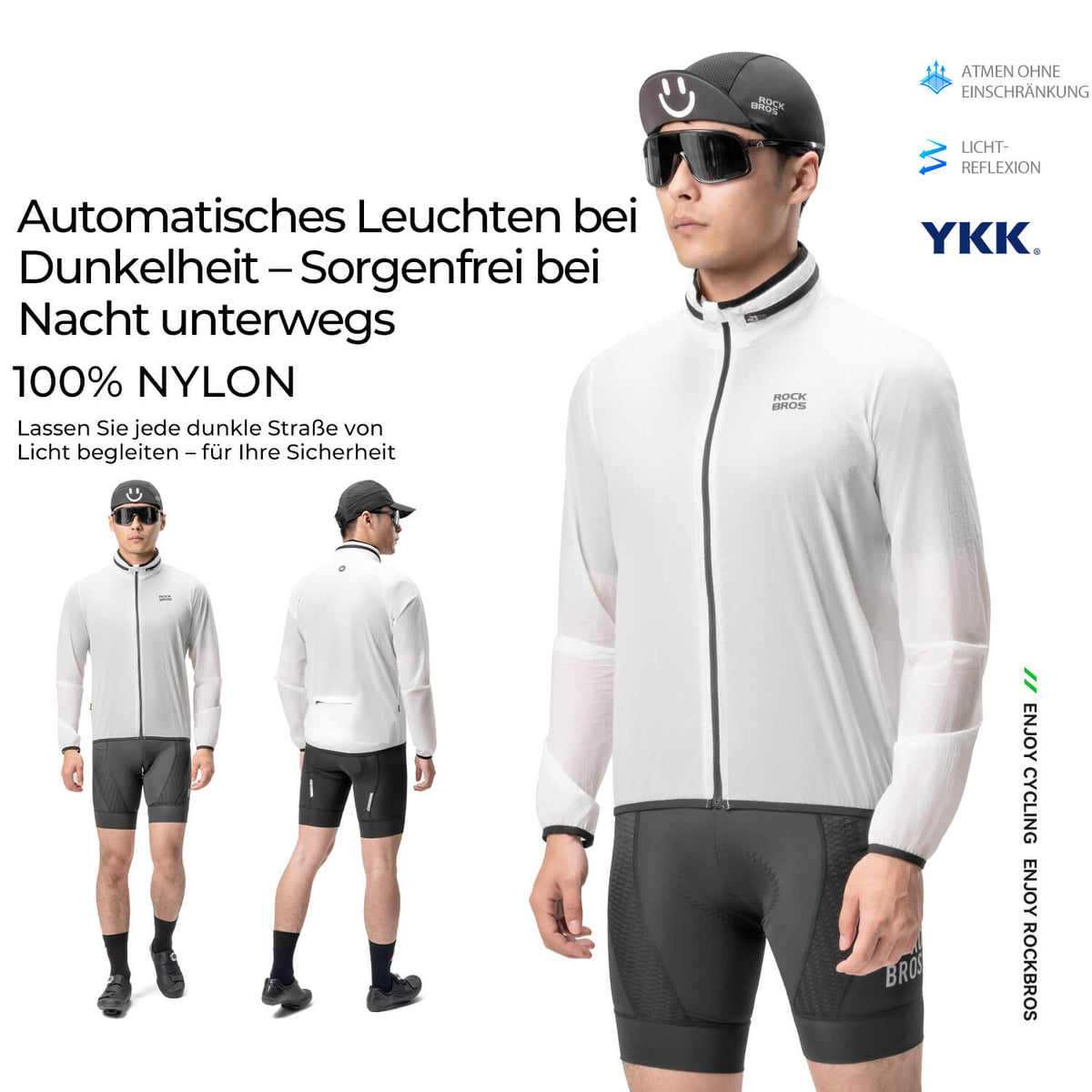 ROCKBROS Lichte Fietjas Naargloeiend Opvouwbaar Zomer Heren/Dames