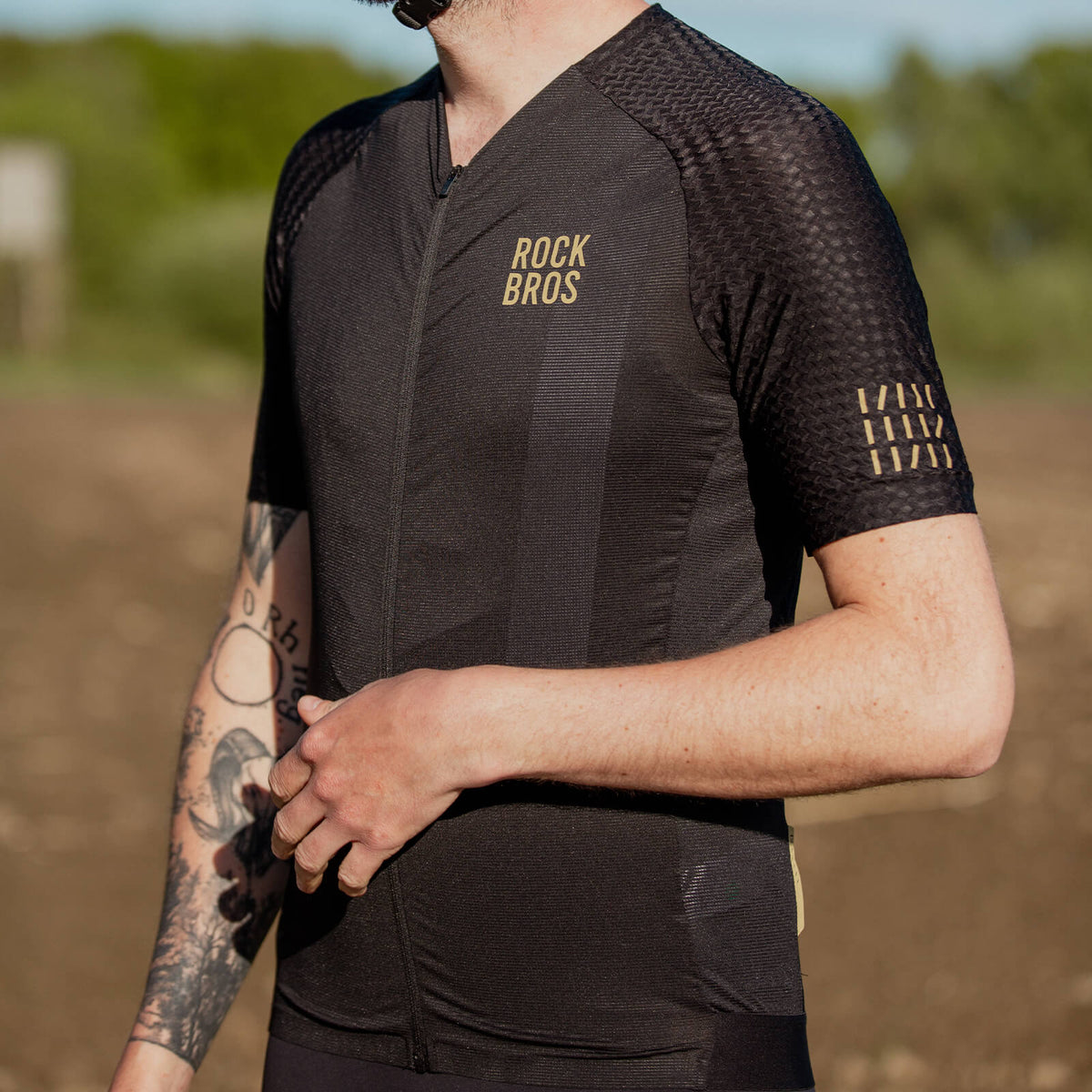 ROCKBROS Heren Korte Mouw High-Performance Fietstricot Jersey voor MTB & Racefiets