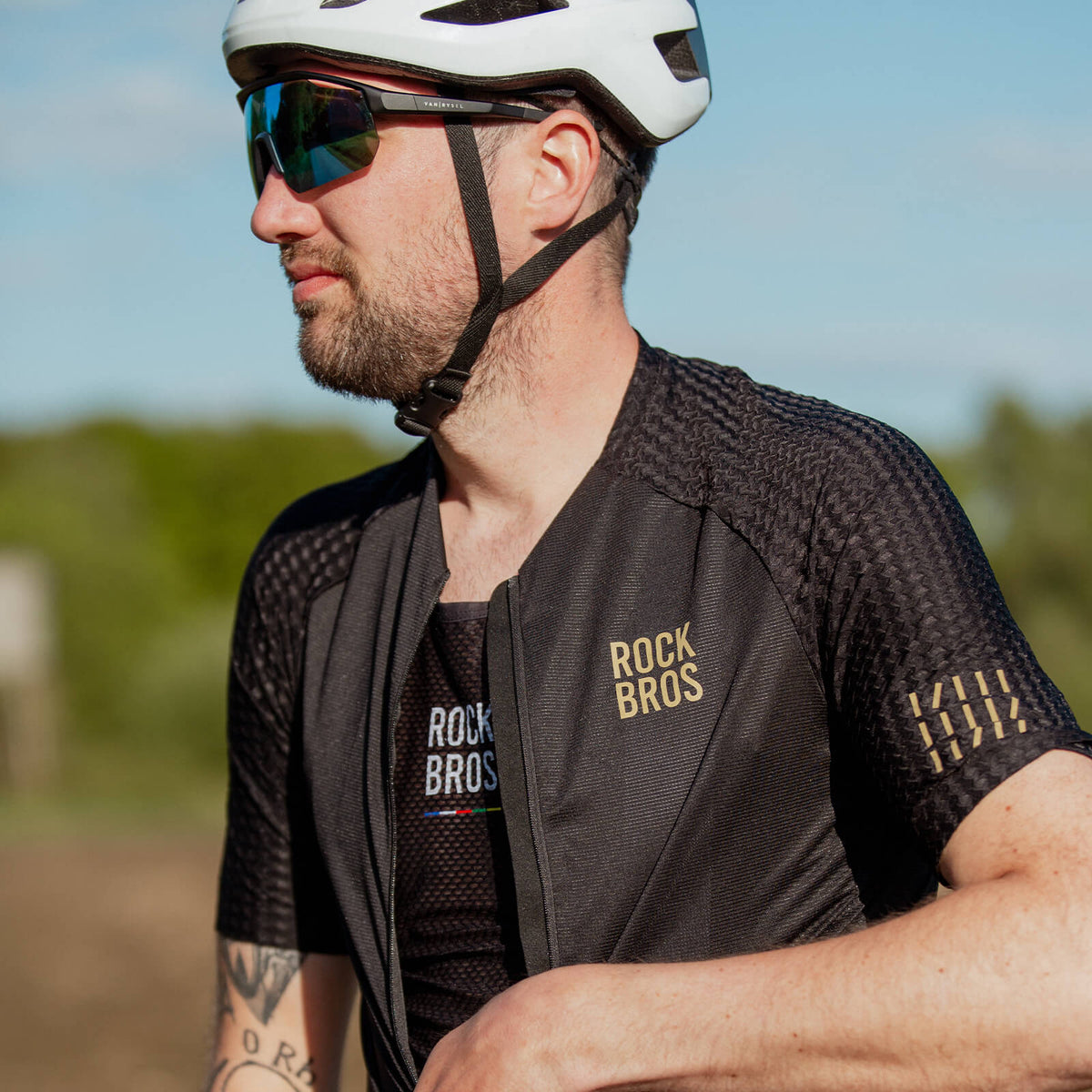 ROCKBROS Heren Korte Mouw High-Performance Fietstricot Jersey voor MTB & Racefiets