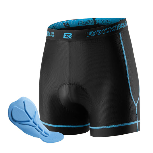 ROCKBROS Heren Fietsonderbroek met 4D Zitkussen Fietsbroek Ademend