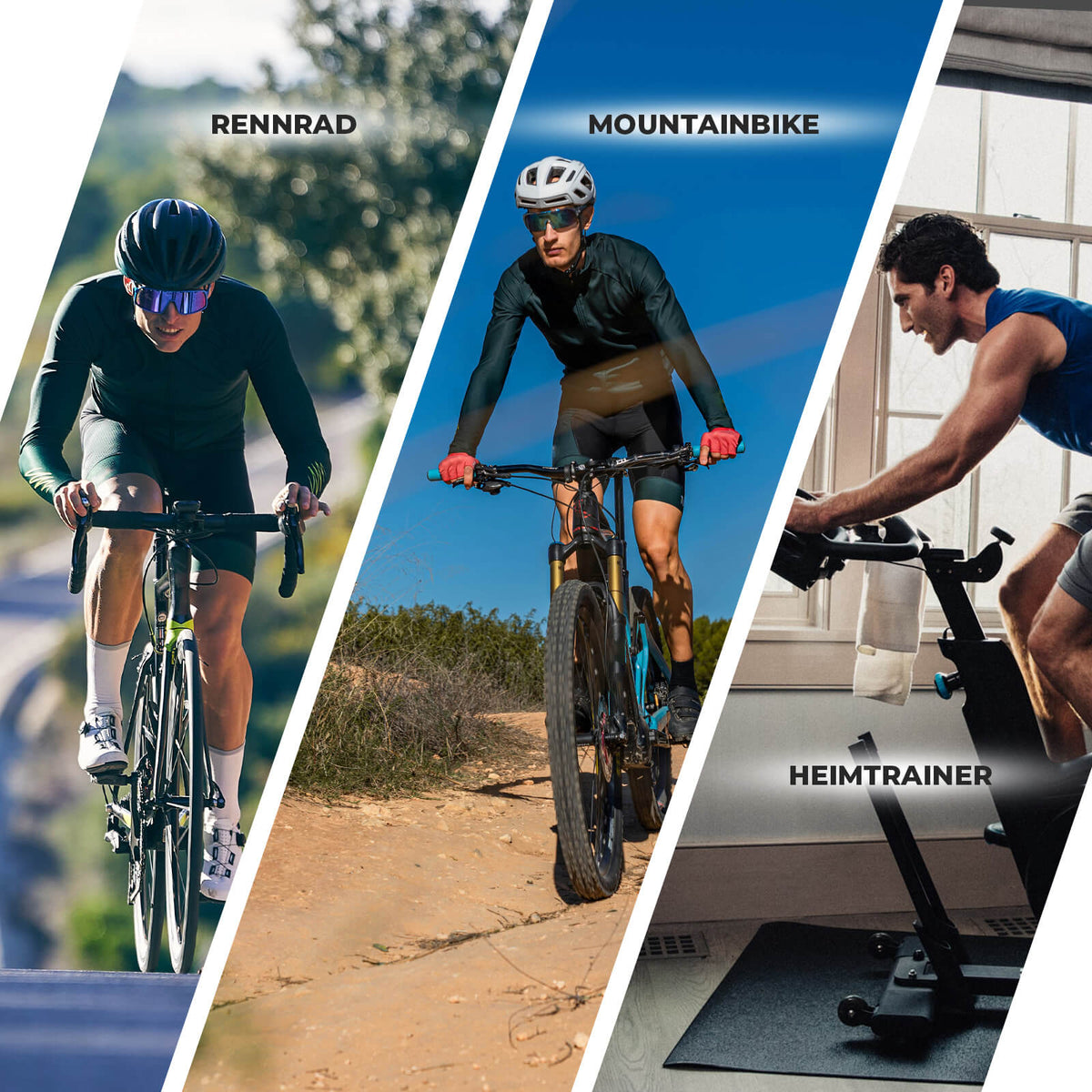ROCKBROS Heren Fietsonderbroek met 4D Zitkussen Fietsbroek Ademend