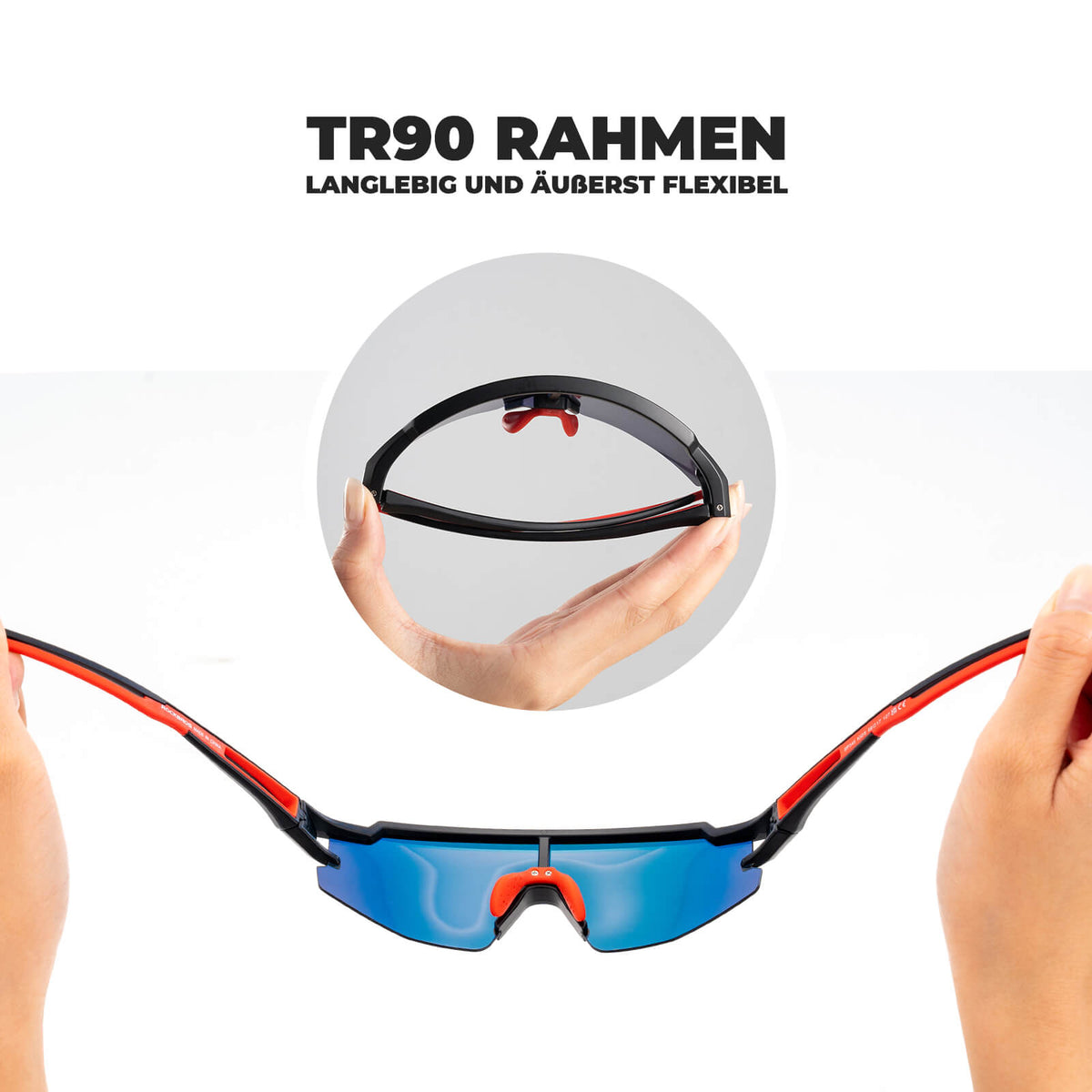 ROCKBROS Gepolariseerde sport- en fietsbril voor kinderen