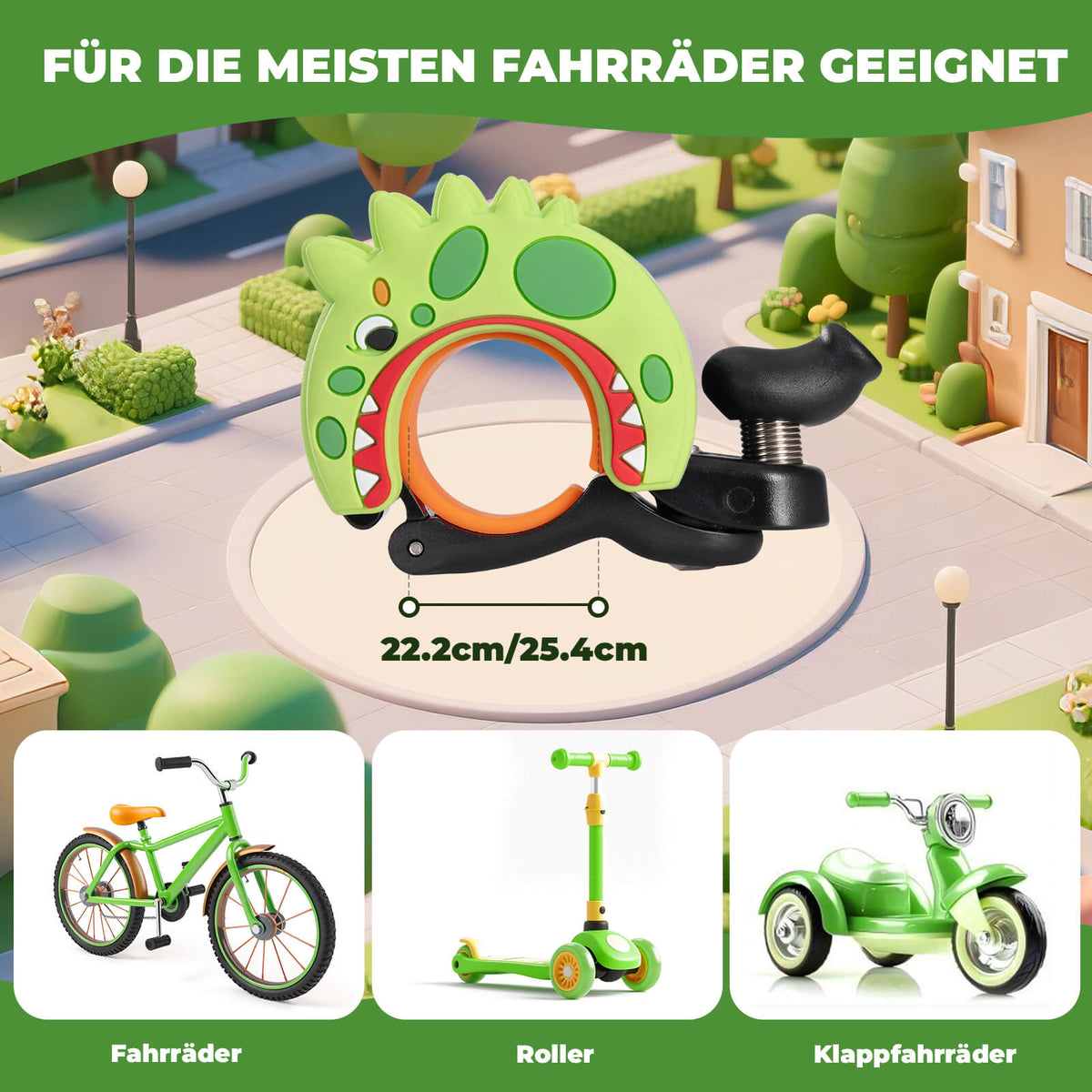 ROCKBROS Kinder Fietsbel Luid voor Stuur 22,2-25,4mm