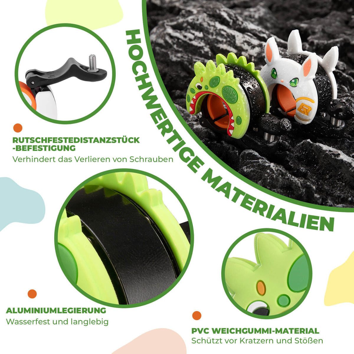 ROCKBROS Kinder Fietsbel Luid voor Stuur 22,2-25,4mm