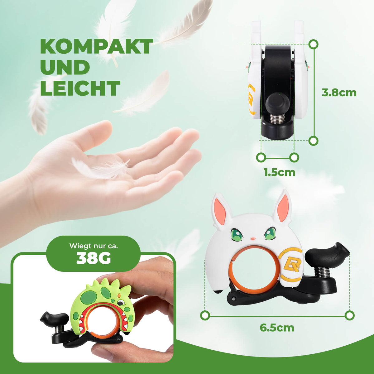 ROCKBROS Kinder Fietsbel Luid voor Stuur 22,2-25,4mm