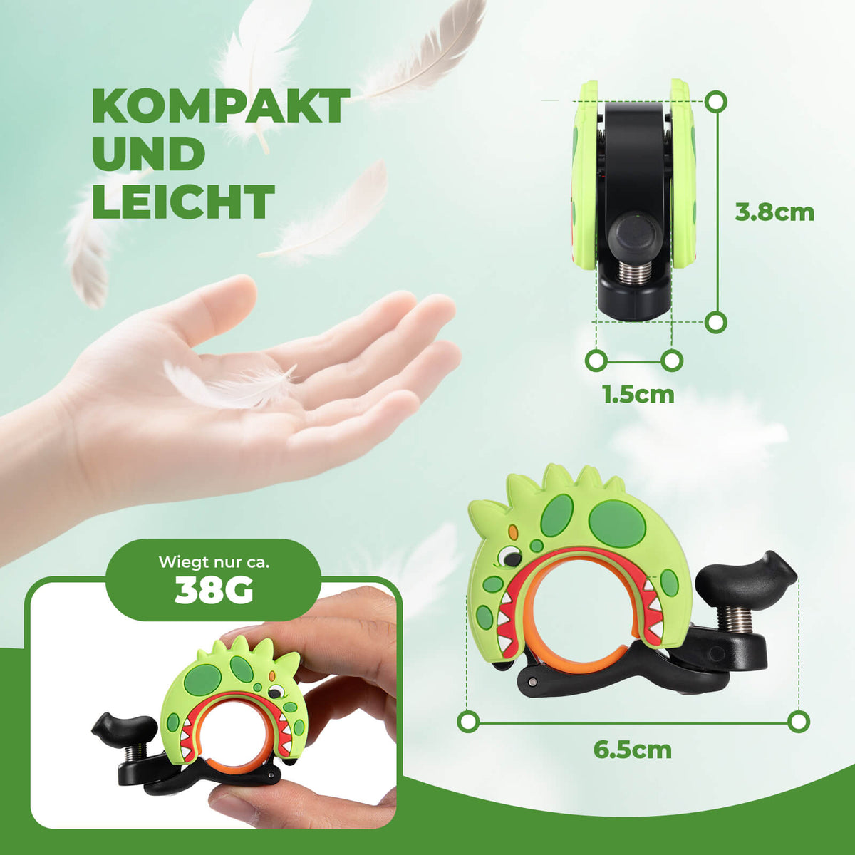 ROCKBROS Kinder Fietsbel Luid voor Stuur 22,2-25,4mm