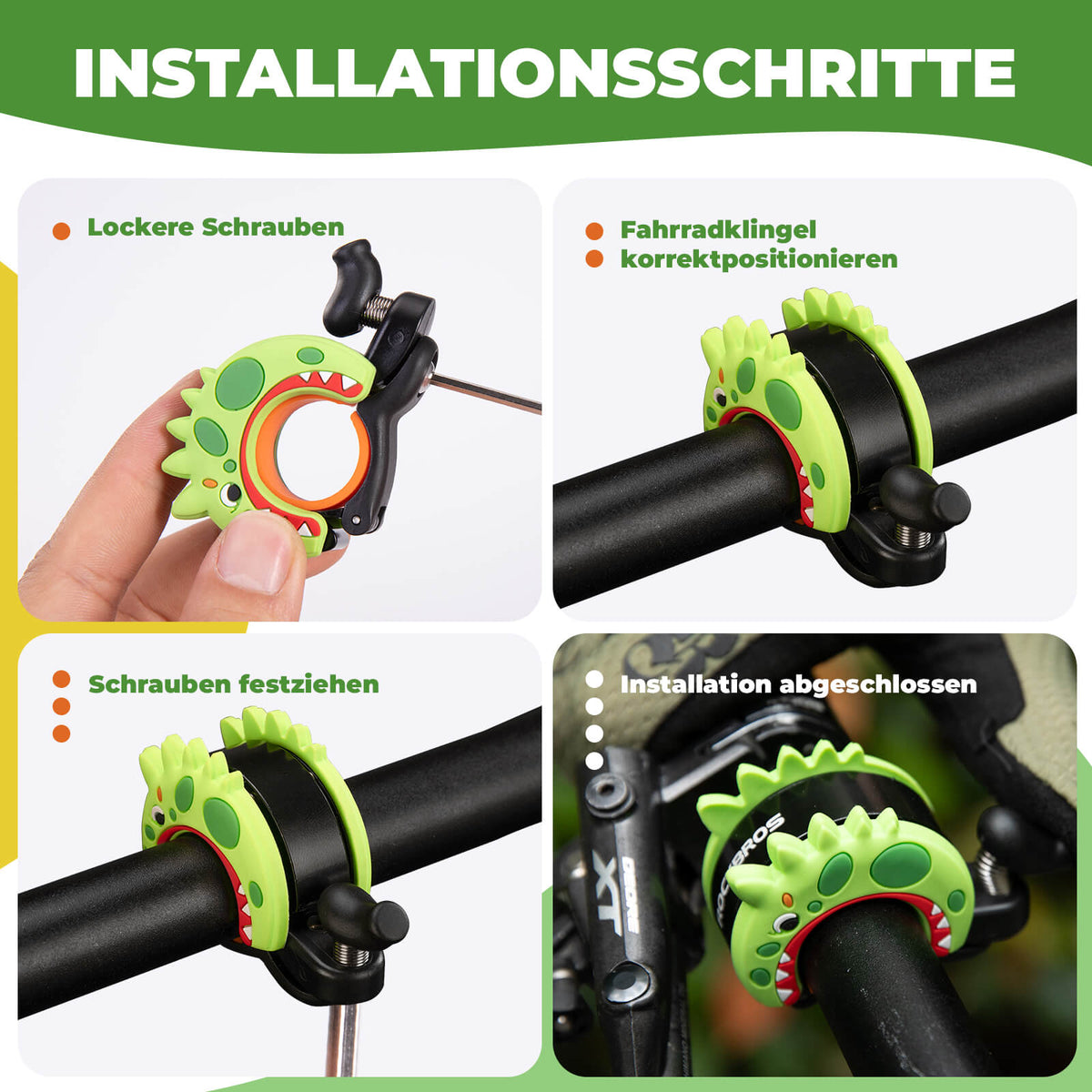ROCKBROS Kinder Fietsbel Luid voor Stuur 22,2-25,4mm