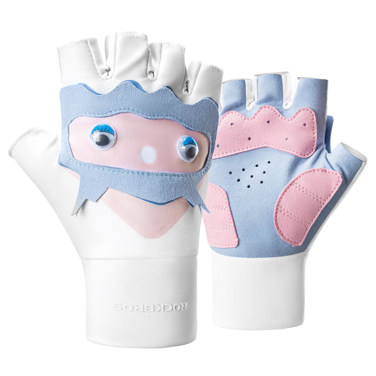 ROCKBROS Kinder Halffinger Fingerloze Fietshandschoenen