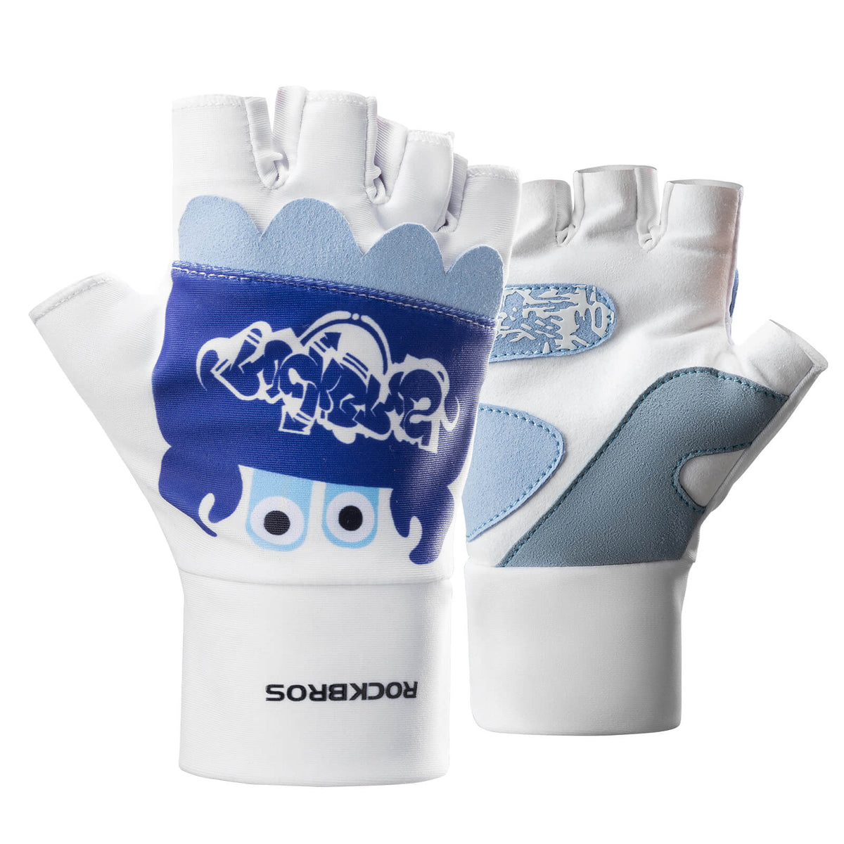 ROCKBROS Kinder Halffinger Fingerloze Fietshandschoenen