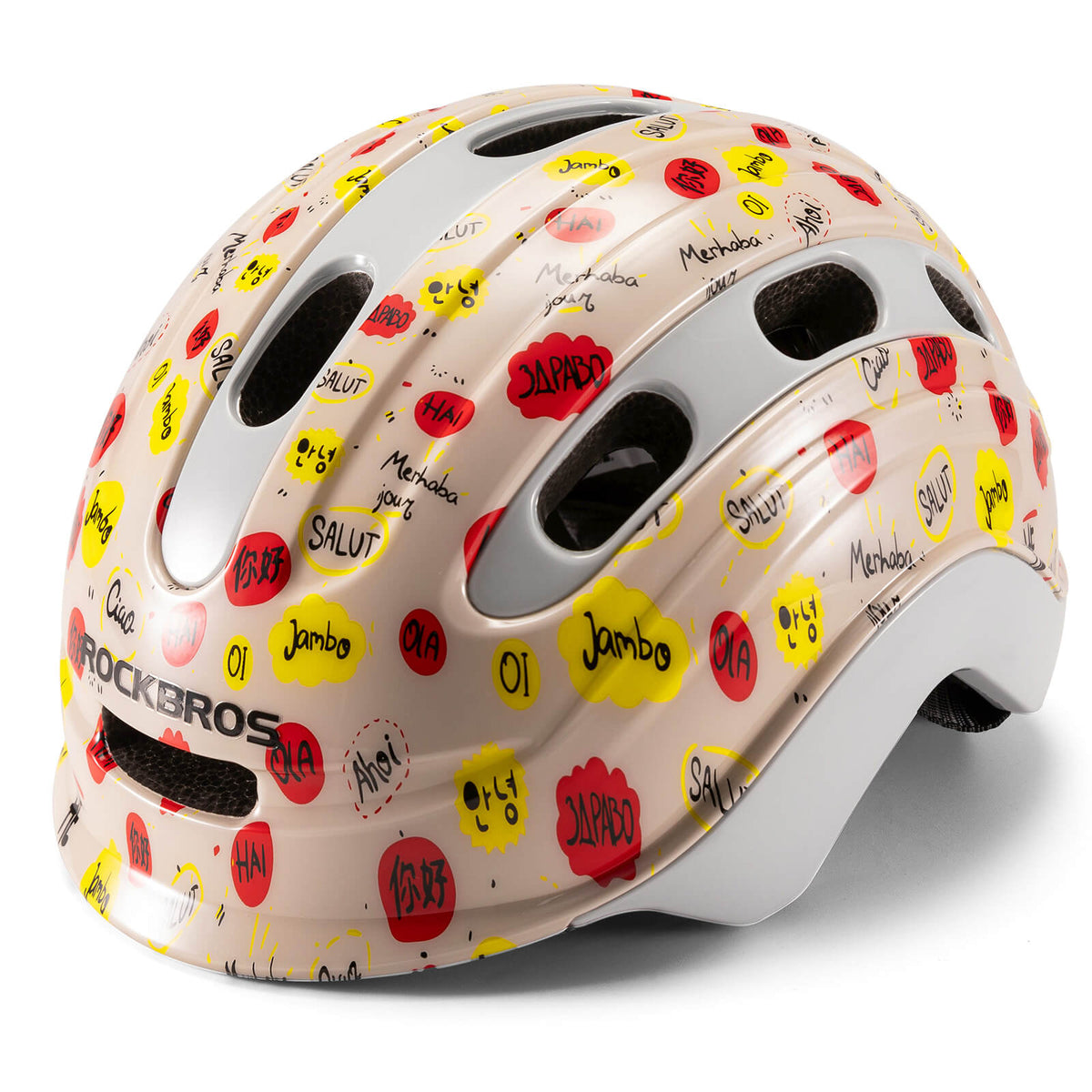 ROCKBROS Kinderhelm Achterlicht-Compatibel 54–58 cm 6–18 jaar