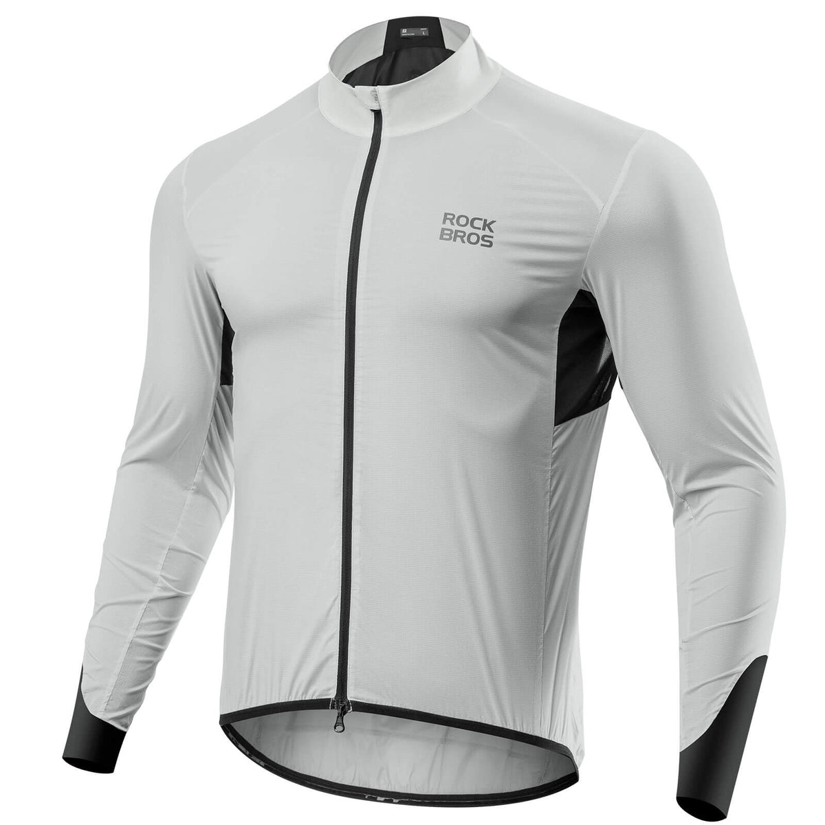 ROCKBROS Lichte Fietsshirt Ademend Reflecterend Grijs Heren