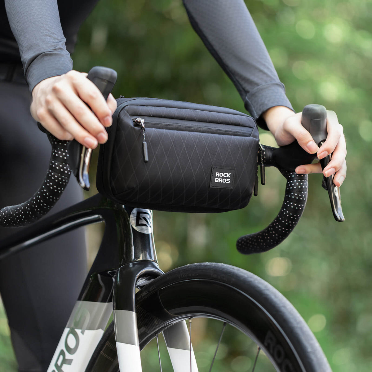 ROCKBROS Stuurertas Fietsentas met Schouderband 2,1L