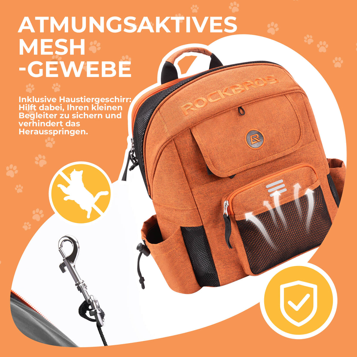 ROCKBROS Stuurtas Huisdierentas voor Brompton/Klapfiets 21 L