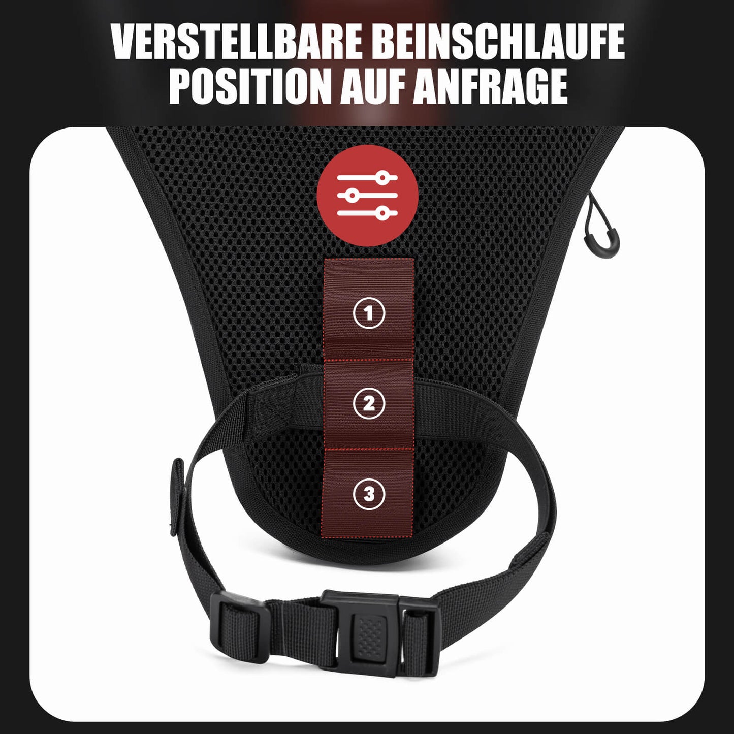 Motorbeentas, beentas, heuptas met schouderbanden, ROCKBROS