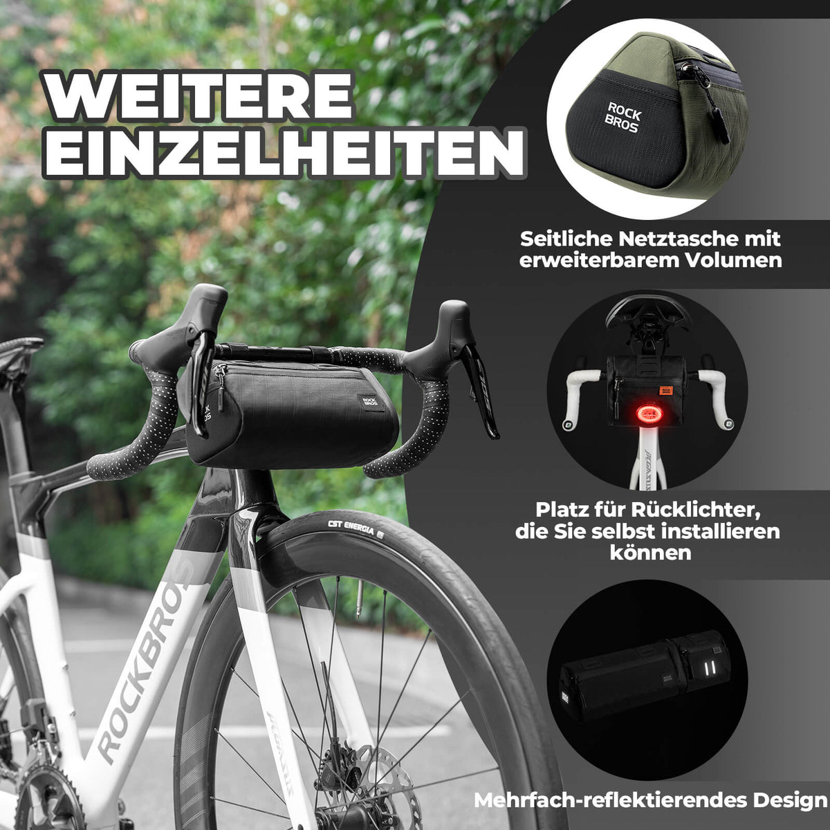 ROCKBROS 2-in-1 Fietstas Set Waterafstotend