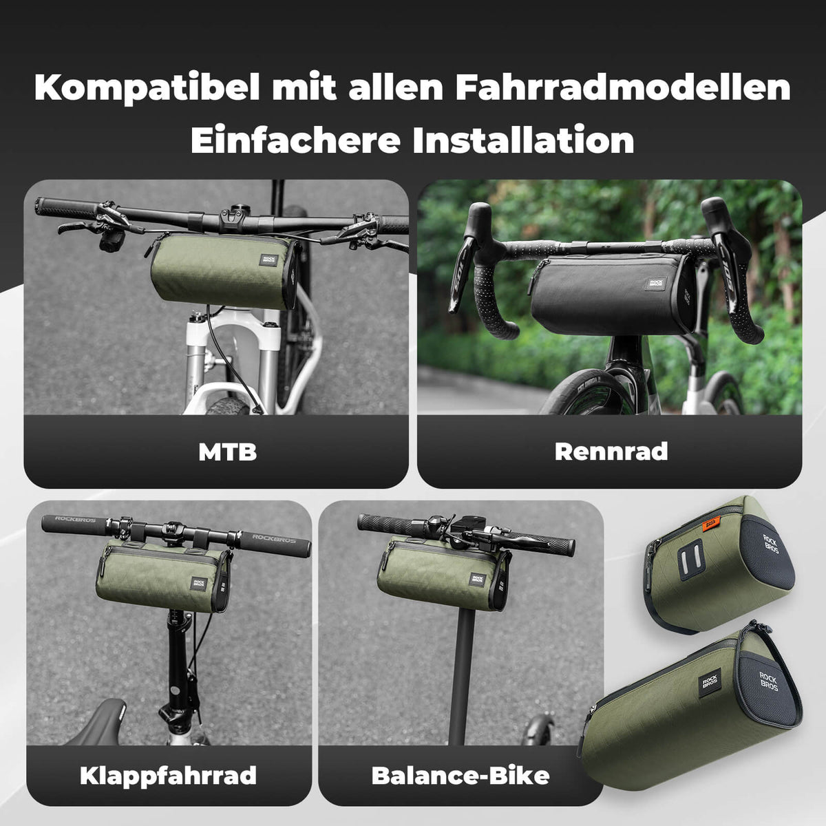 ROCKBROS 2-in-1 Fietstas Set Waterafstotend