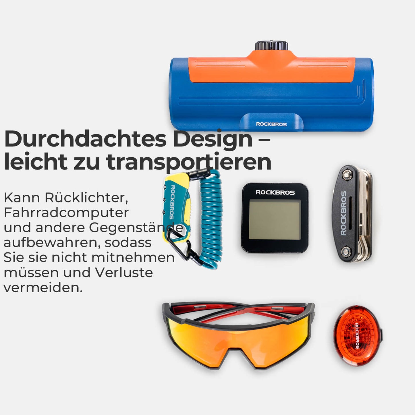 Frame Box Afsluitbare Fietsbox Vervormt Nooit/Veilig/Waterdicht ROCKBROS