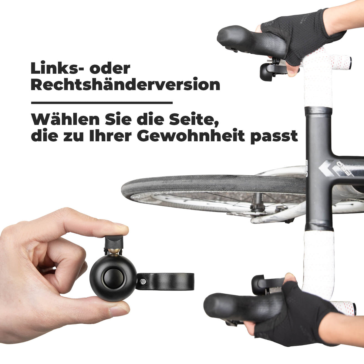 ROCKBROS Racefiets bel voor gebogen sturen 27-30 mm
