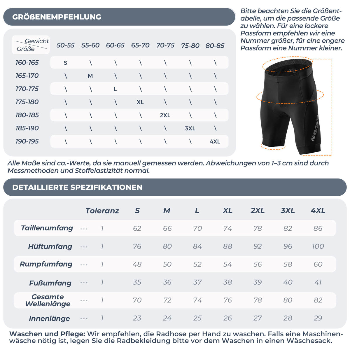 ROCKBROS Snel drogende Fietsbroek Ademend Heren Zomer