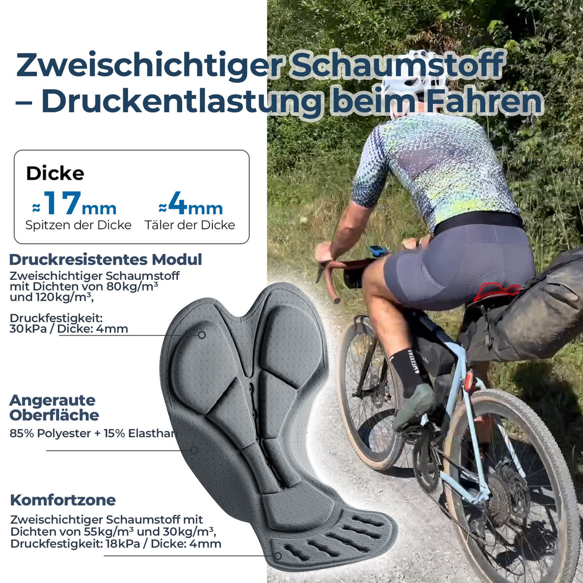 ROCKBROS Snel drogende Fietsbroek Ademend Heren Zomer