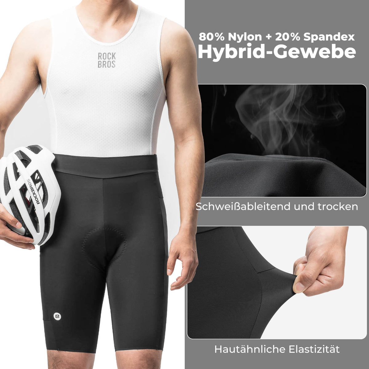 ROCKBROS Snel drogende korte fietsbroek met zomer