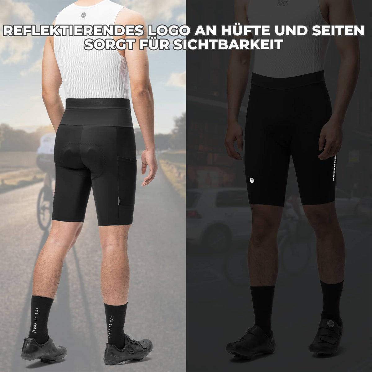 ROCKBROS Snel drogende korte fietsbroek met zomer