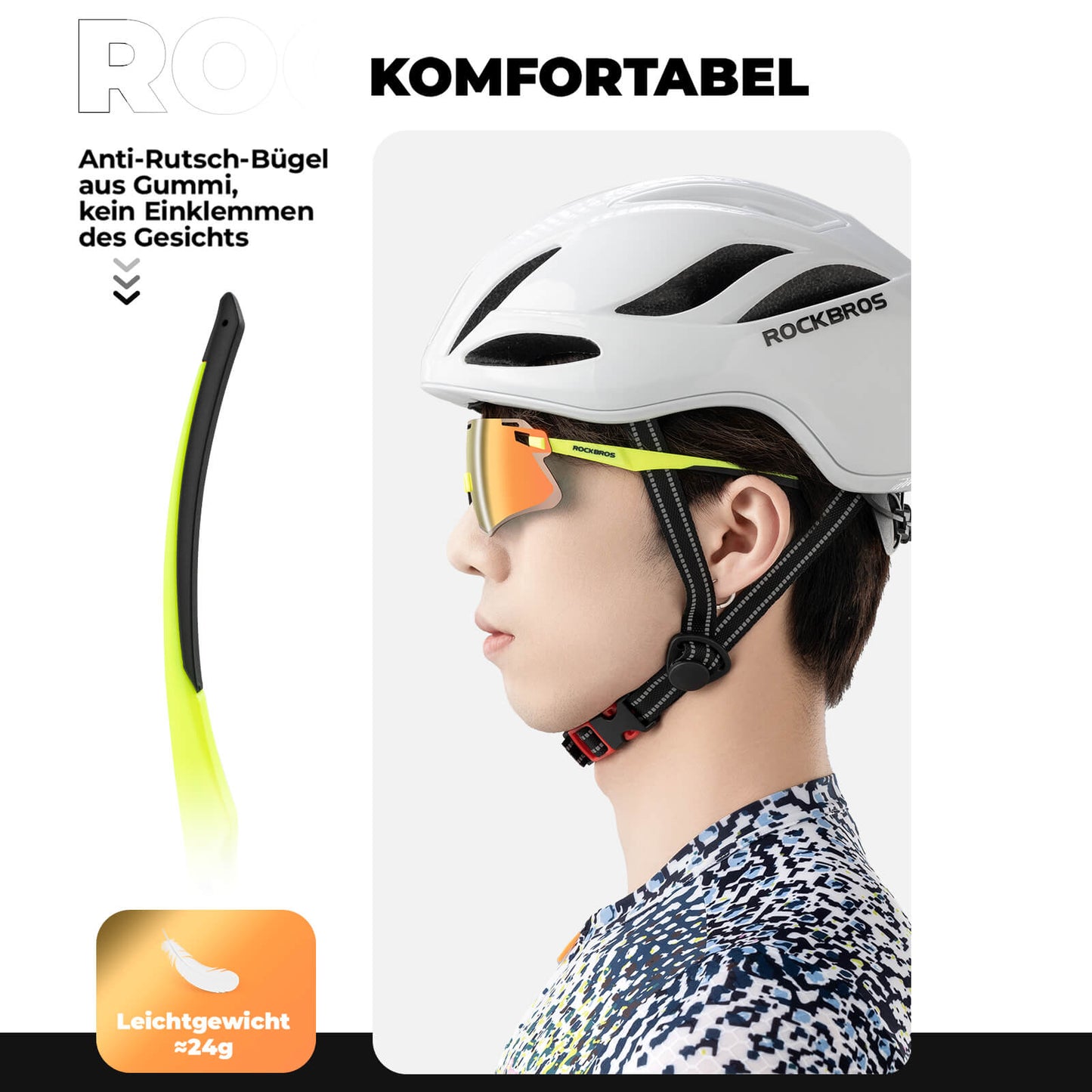 Zonnebril, winddichte fietsbril voor buitensporten, ROCKBROS