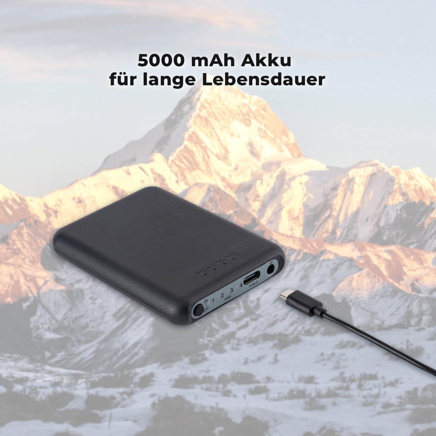 Sportsokken, fietssokken, verwarmde wintersokken, oplaadbare 5000mAh ROCKBROS