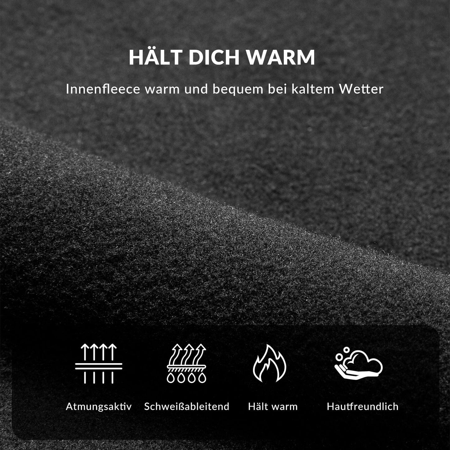 Balaclava gezichtsmasker, herfst/winter, warm, met opening voor bril, ROCKBROS