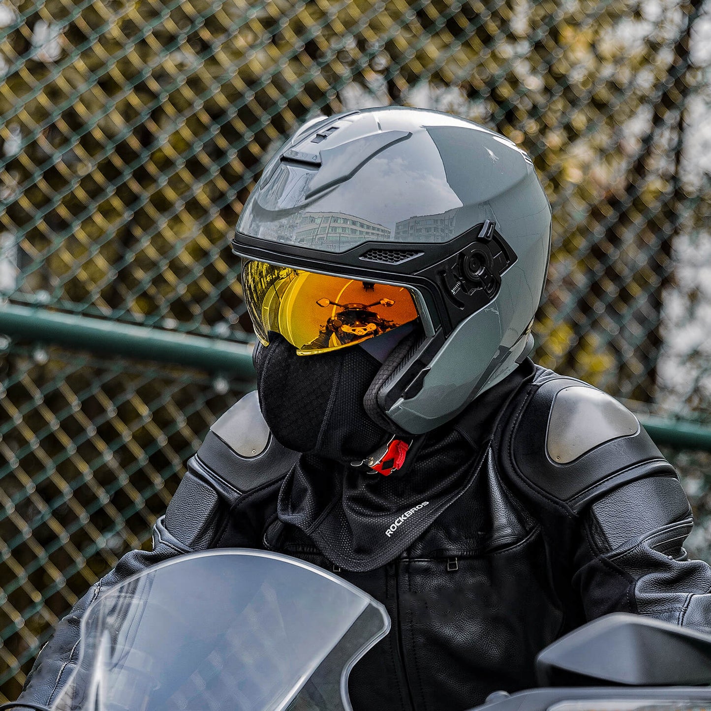 Winter bivakmuts gezichtsmasker warm en winddicht ROCKBROS