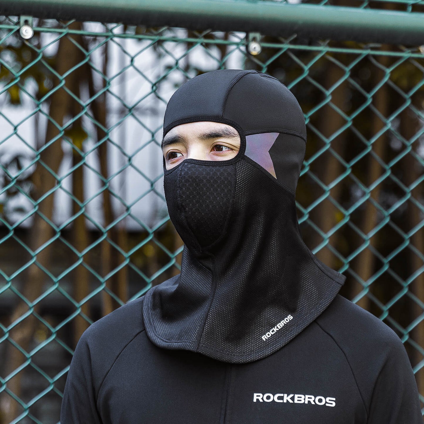 Winter bivakmuts gezichtsmasker warm en winddicht ROCKBROS