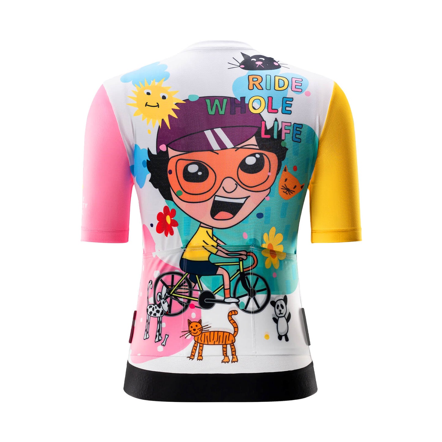 TVI damesfietsjersey met korte mouwen, fietskleding, sneldrogend, ROCKBROS