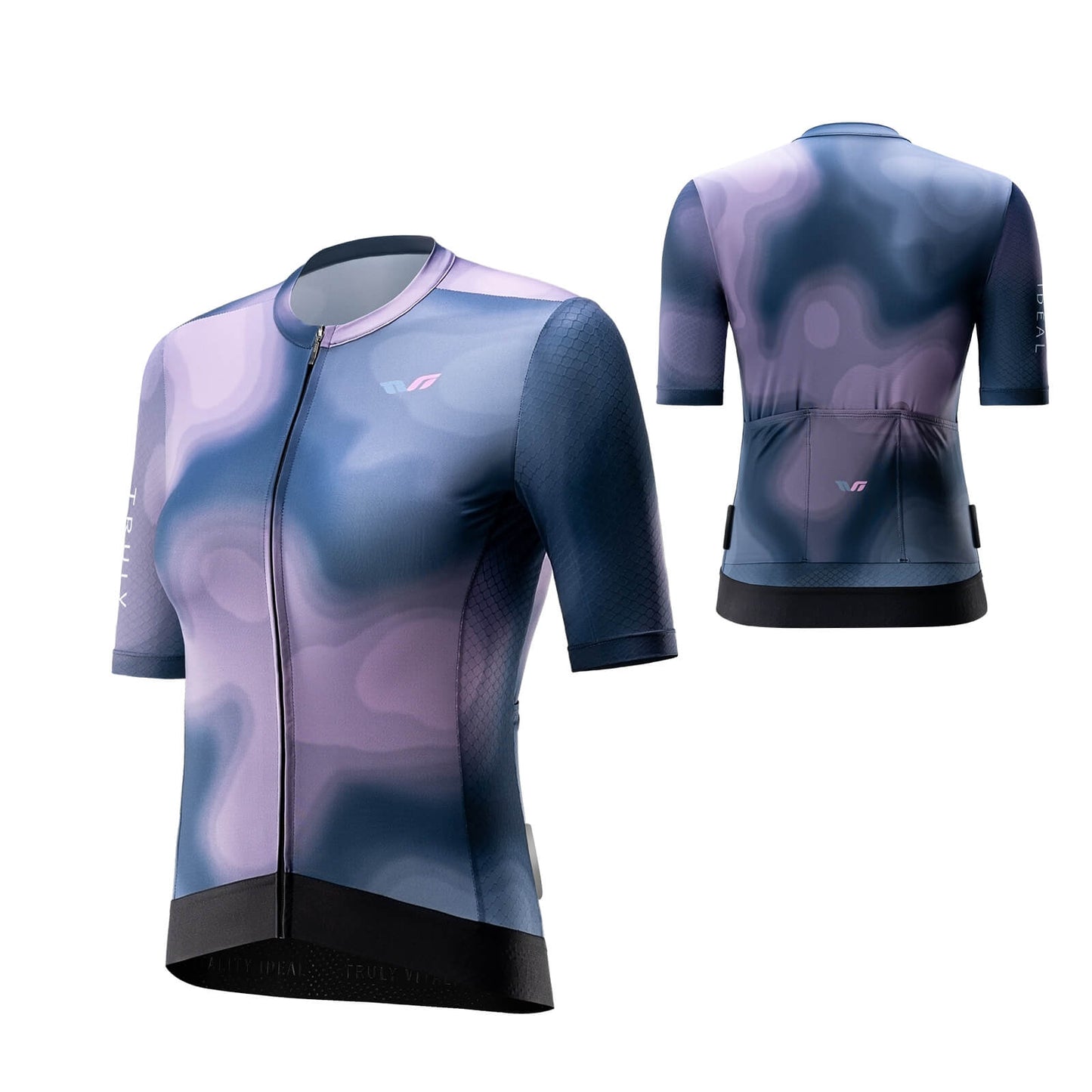 TVI damesfietsjersey met korte mouwen, sneldrogend, zomer, met 3 zakken, ROCKBROS